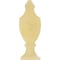 Ekena Millwork 2"W x 1"D x 6"H Half Round Urn Finial FIN02X06UH - alternate 2
